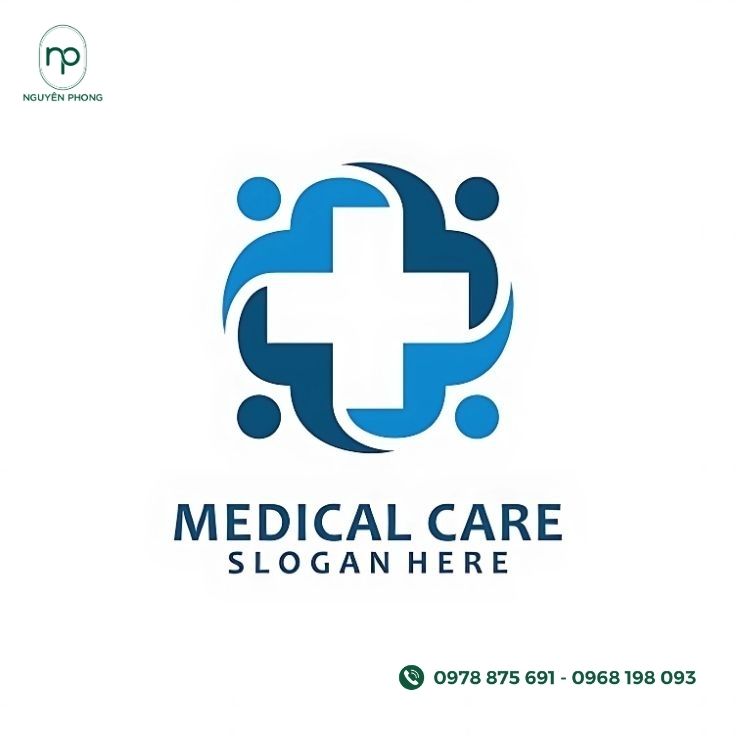 Logo phòng khám in đẹp 6